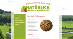 Desktop Screenshot of direktvermarktung-weiss.de