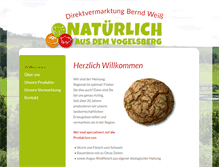 Tablet Screenshot of direktvermarktung-weiss.de